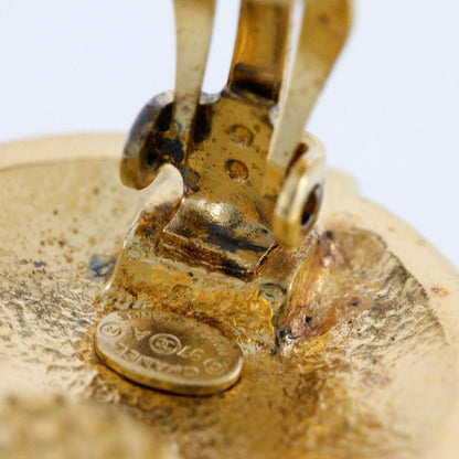 Chanel Coco Mark Vintage Gold Plated 97A Ladies 20.2g Earring