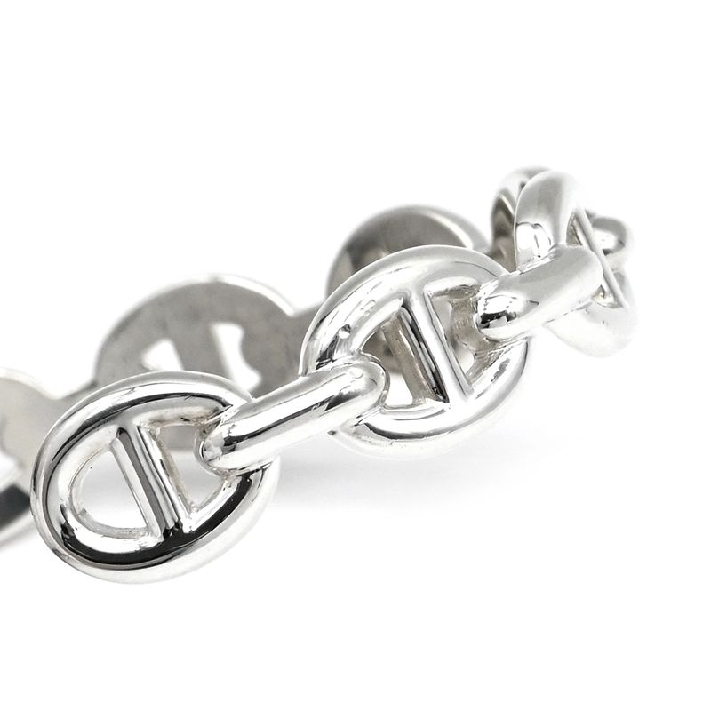 Hermes Bangle Chaine D'ancre Ancienne 925 Silver St Sv925 Ag925