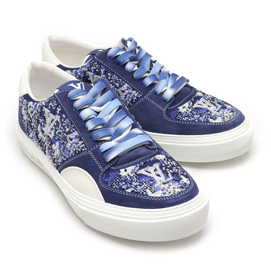Louis Vuitton LV Ori Line Low Cut Sneakers 8 Blue 1a8smb Limited