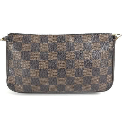 Louis Vuitton Shoulder Bag Navona N51983 Damier Canvas Ebène Brown