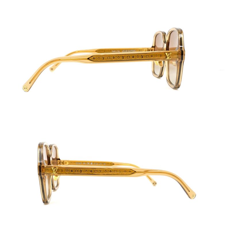Louis Vuitton Sunglasses LV Aura Square Ambre Z3045e Ambre - Gdhardware