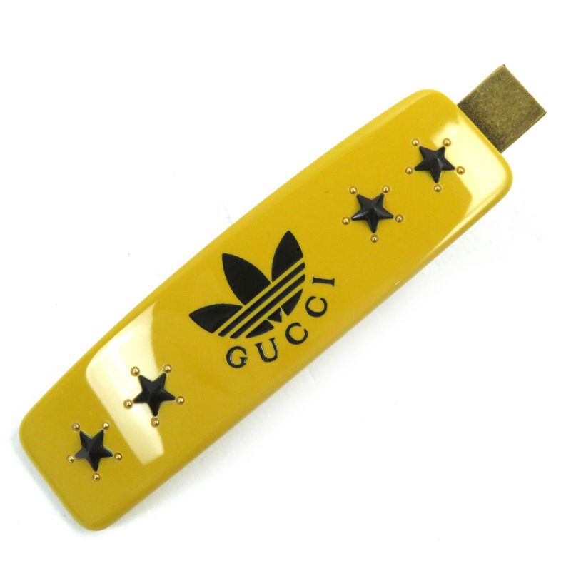 Gucci Adidas Gucci Adidas 702940 Trefoil Logo Barrette Hair Clip Hair Accessory