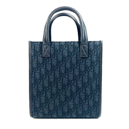 DIOR Handbag Safari North South Tote Bag 1espo311yky Leather / Canvas Black