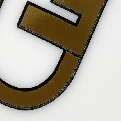 Fendi Orlock Logo Plate Set of 2 Tableware Collection Plate Box Included