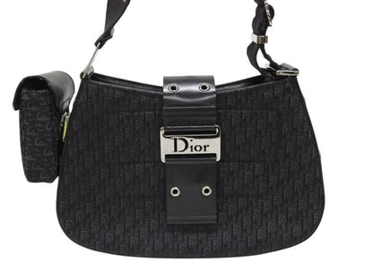 Dior Trotter Line Street Chic Shoulder Bag Black — view 2