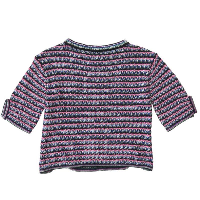 Chanel P56636k07412 Coco-mark Cotton Pink Short Sleeves Knit 1430 Chanel