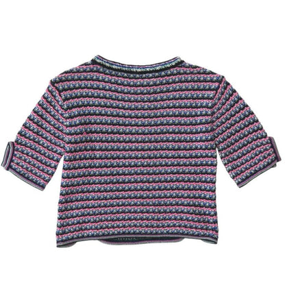 Chanel P56636k07412 Coco-mark Cotton Pink Short Sleeves Knit 1430 Chanel