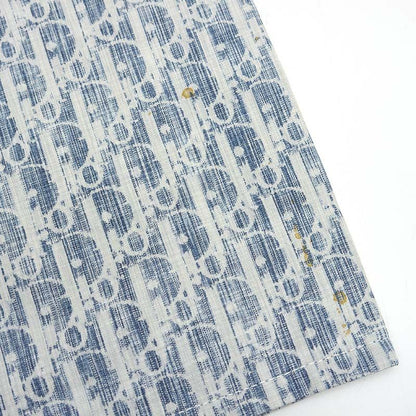 Dior Cotton Pants Oblique Size 30 Blue