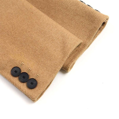 Christian Dior Camel Wool Chester Coat 840m02a0012 Camel 34