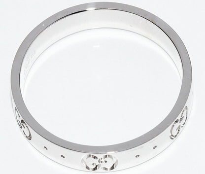 Gucci Rings 18K White Gold Iconic Ring