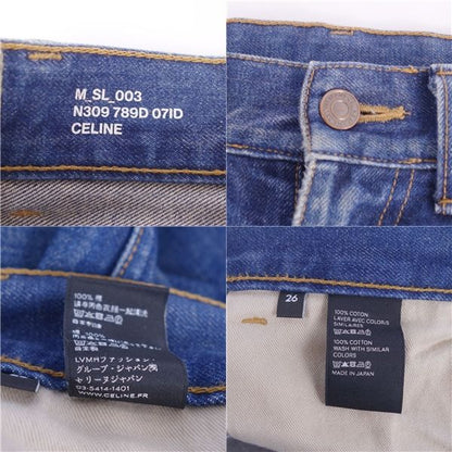 Celine Pants Denim Pants Cotton Bottoms Lady