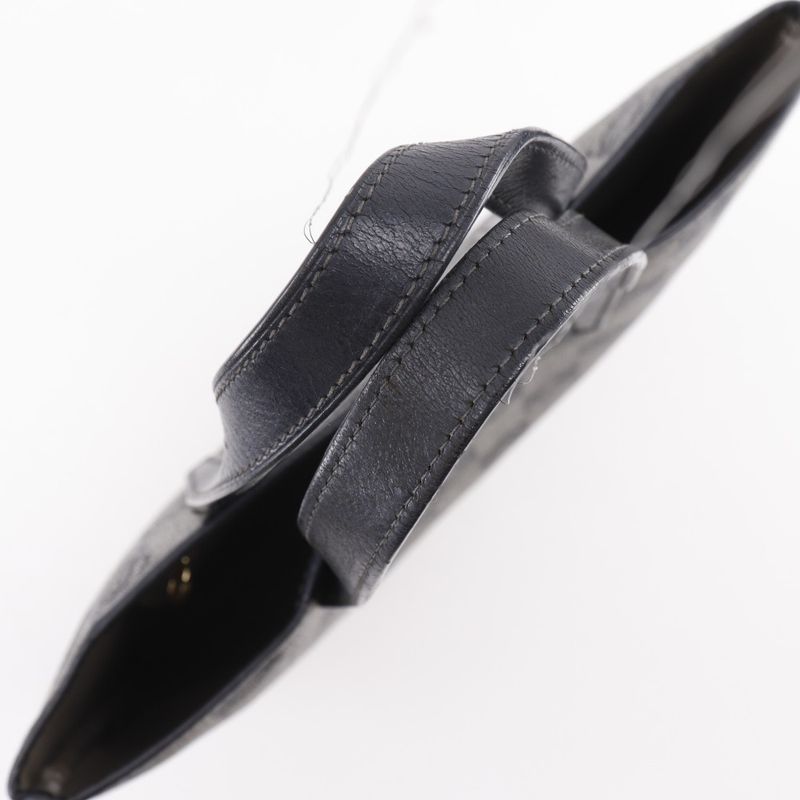 Loewe Anagram Tote Bag Pvc×leather Gray/black Unisex Handbag