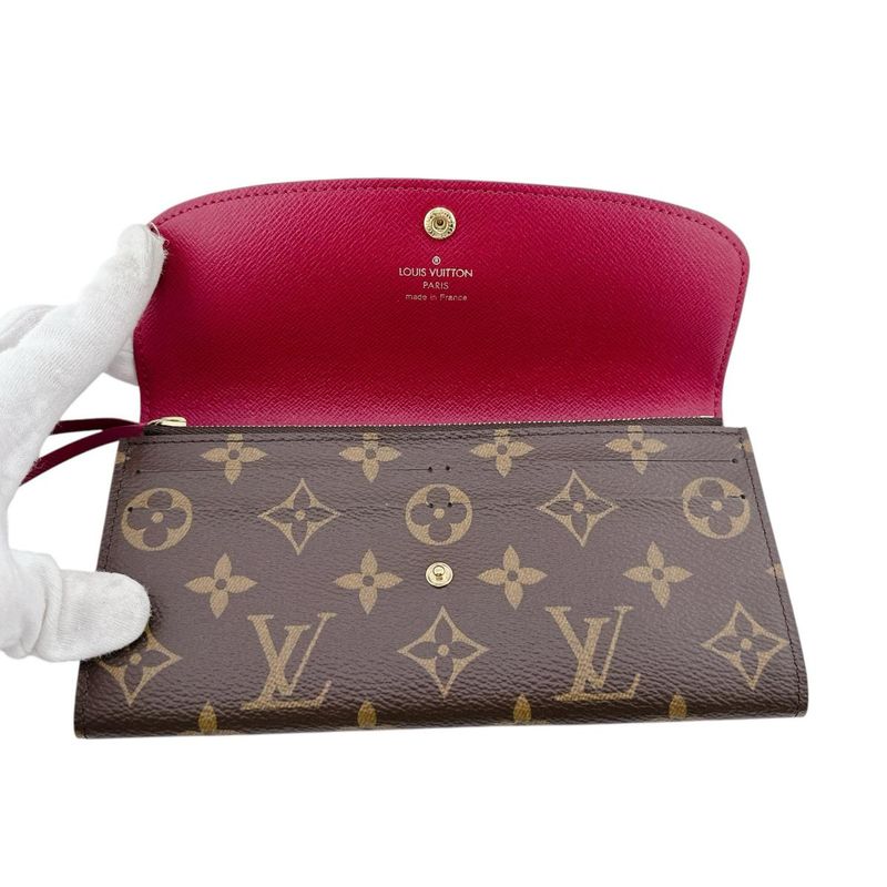 Louis Vuitton M60136 Monogram Portefeuille Emilie Long Wallet Louis Vuitton