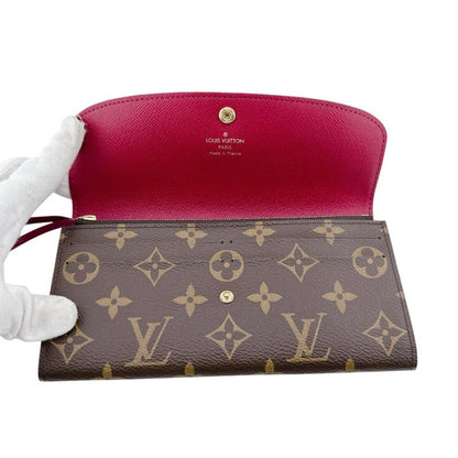 Louis Vuitton M60136 Monogram Portefeuille Emilie Long Wallet Louis Vuitton