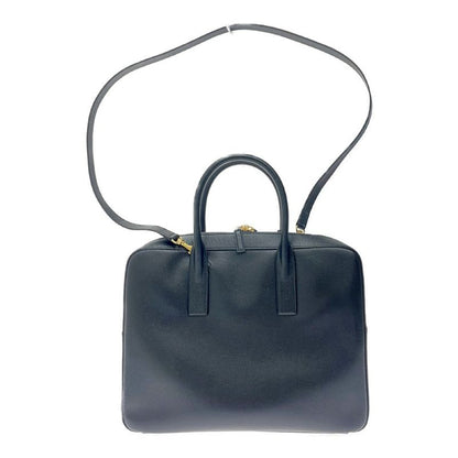 Saint Laurent Paris 342605 Leather Classic Museum 2-Way Business Bag Black