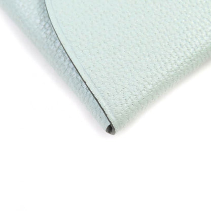 Hermes Bastia Verso Vert Peppermint Vert Moyen Chevre Silver Hardware Coin Case