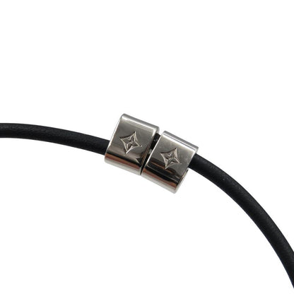 Louis Vuitton Bracelet Chien Zélisse M8332z Calf Leather Metal Silver Black