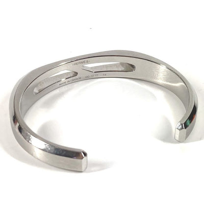 Hermes Bangle Delta Cuff Bangle SS Silver