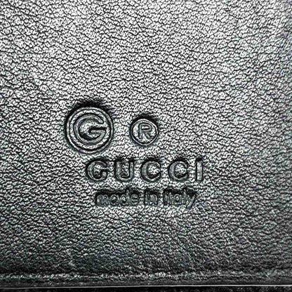 Gucci 150402 Key Case Key Guccissima Leather Black Ladies Men