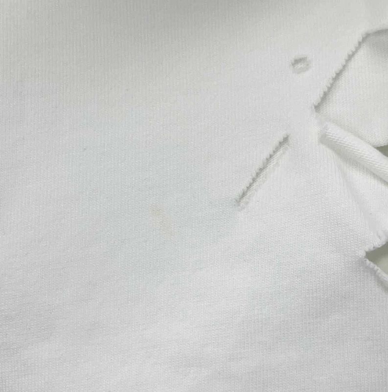 Balenciaga 21ss Logo Print Destroy Oversize T-Shirt 651795 Tkvb8 White XXS