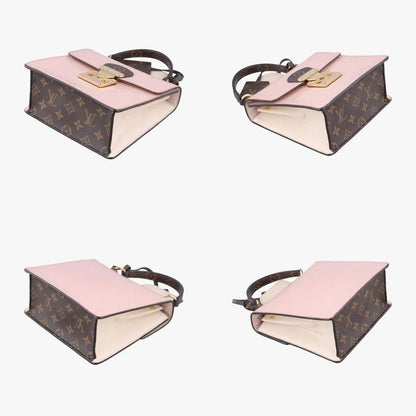 Louis Vuitton Sprung Street PM Rose Ballerine Vernis ×monogram Canvas M90468nz31
