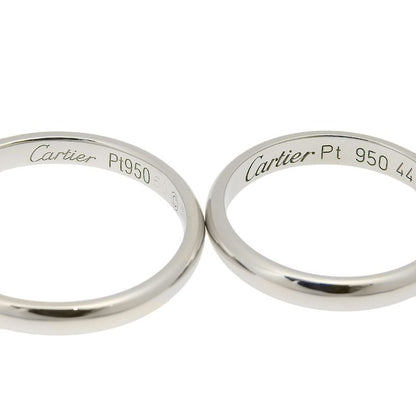 Cartier Wedding Ring Pair Set Of 2 1P Diamond B4057748 Pt950platinum Unisex G