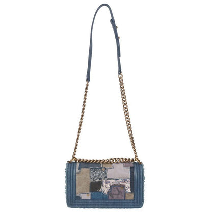 Chanel A67086 Boy Chanel 25 Denim Patchwork Shoulder Bag Women 25