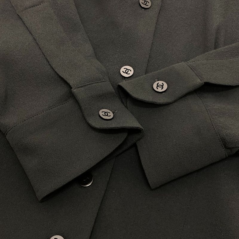 Chanel Blouse P80340 Cashmere Black