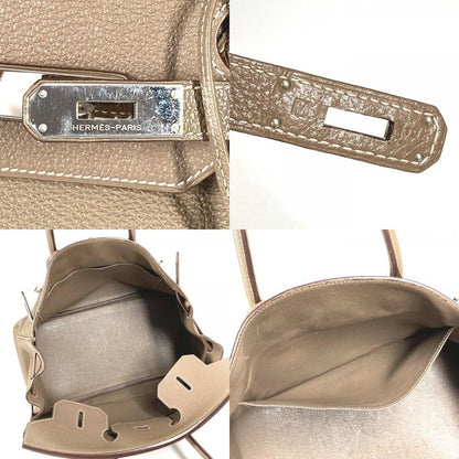 Hermes Handbag Birkin 35 Birkin 35 Togo Etoupe Gray
