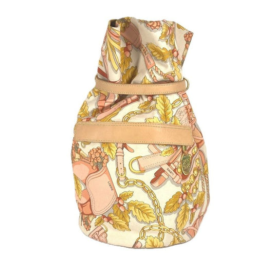 Loewe Shoulder Bag All Over Canvas Orange