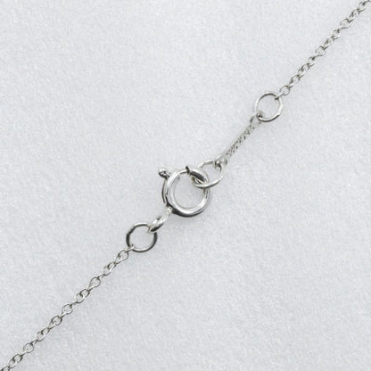 Tiffany & Co Double Rubbing Heart Paloma Picasso 925 Silver Ladies 4.4g Necklace