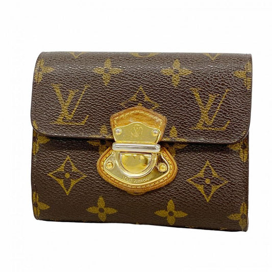 Louis Vuitton Trifold Wallet Monogram Portefeuille Koala M58013 Brown Ladies