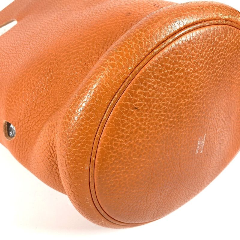 Hermes Shoulder Bag Mangeoir MM Mangeoir MM Taurillon Cles Mance Orange