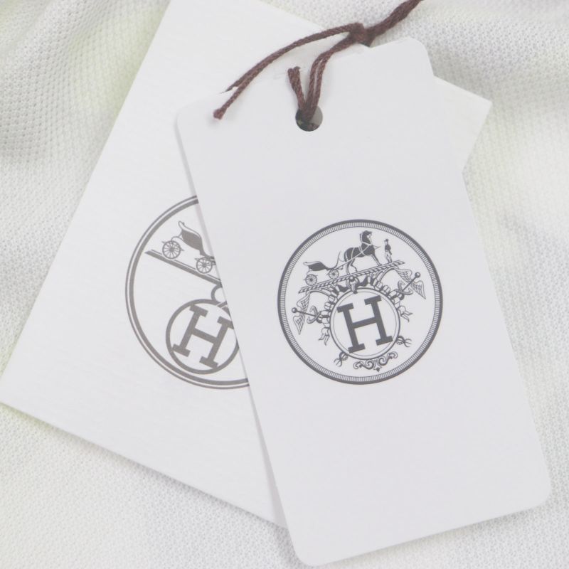 Hermes 23SS Panel Vegetal 100% Cotton Deer Fabric Total Short Sleeve Short