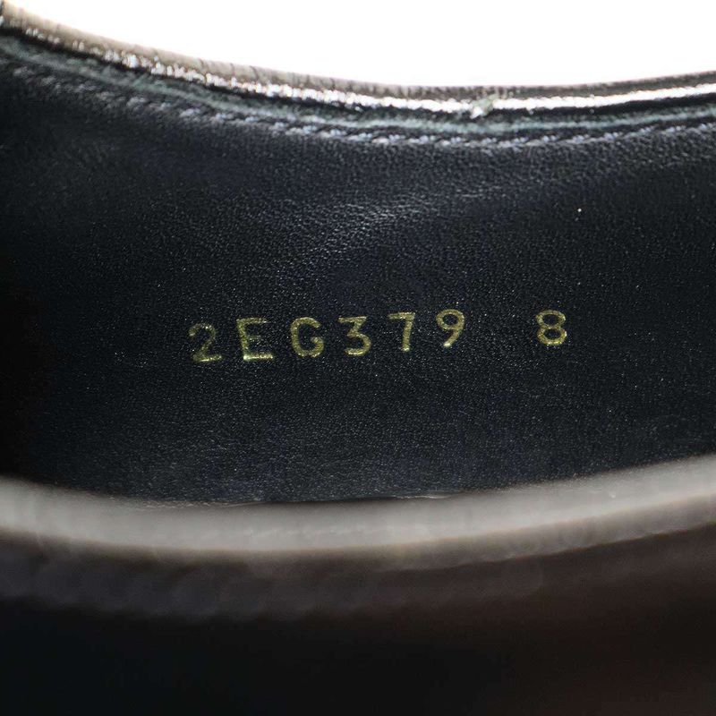 Prada Square Toe Platform Leather Shoes 2eg379 Black 8