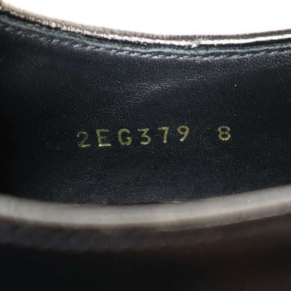 Prada Square Toe Platform Leather Shoes 2eg379 Black 8