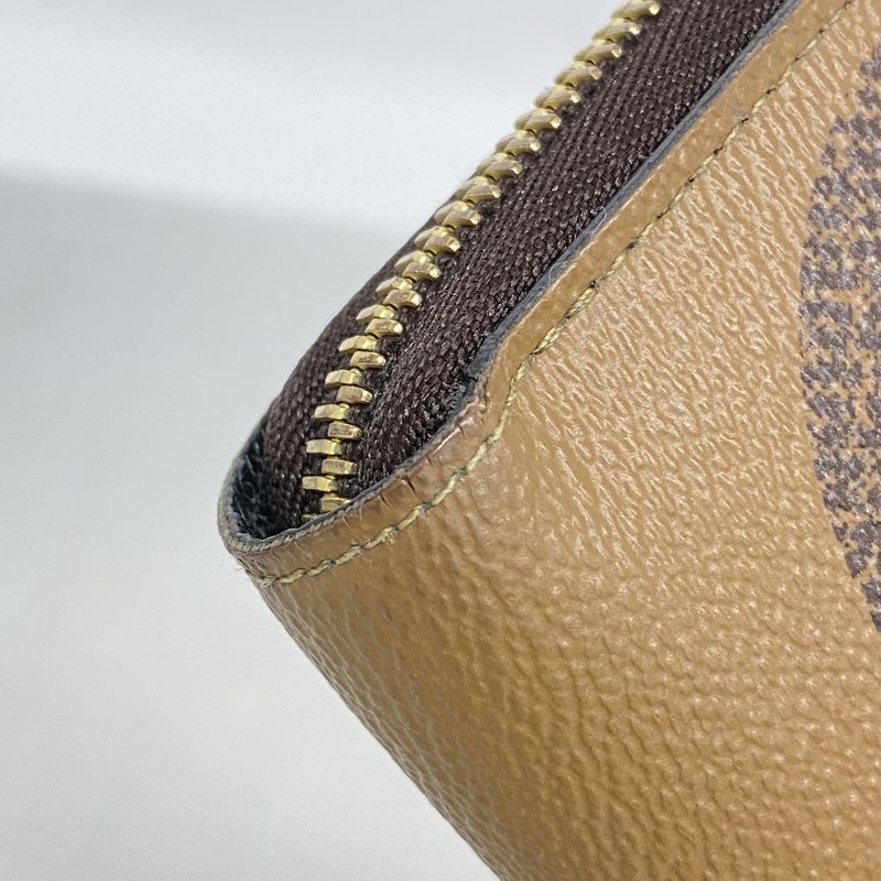 Louis Vuitton Long Wallet Monogram Giant Reverse Zippy Wallet M69353 Brown Men