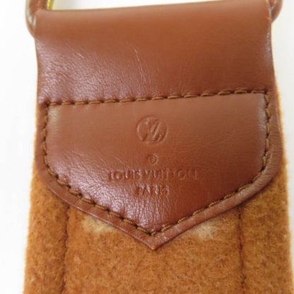 Louis Vuitton Wool Silk-blend Lined Monogram Belted Collarless Long Length Coat