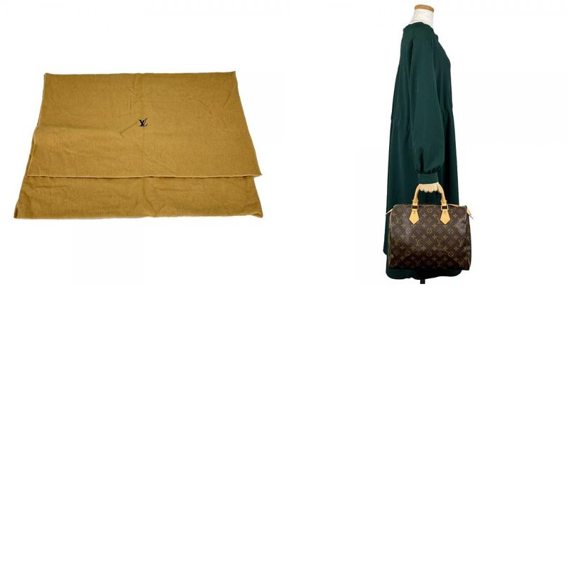 Louis Vuitton Speedy 30 Handbag Speedy 30 M41526 Monogram Brown Gold Hardware