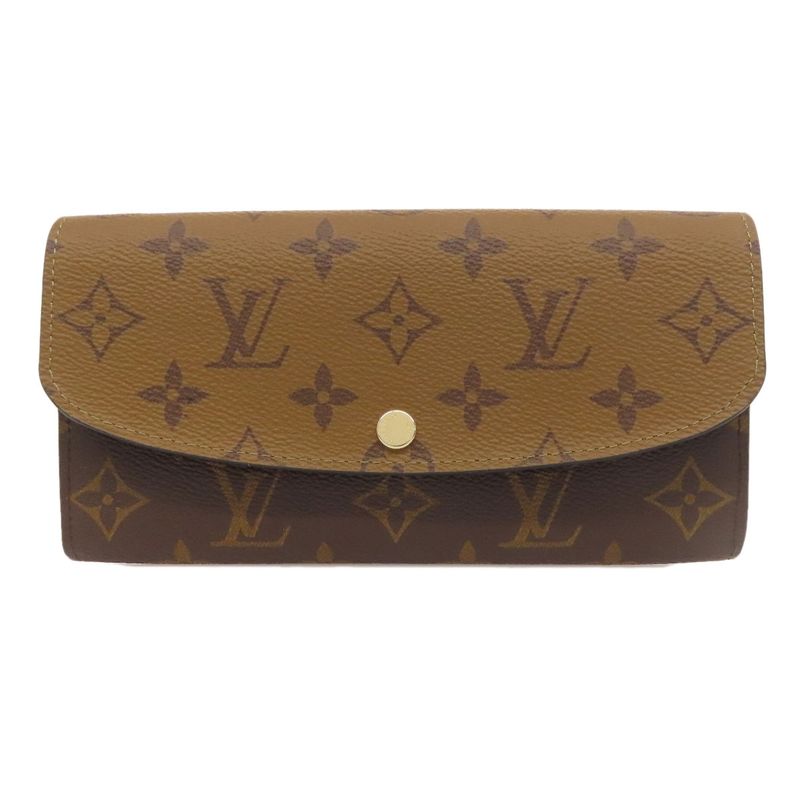 Louis Vuitton M82157 Portefeuille Emilie Long Wallet With Coin Purse Monogram