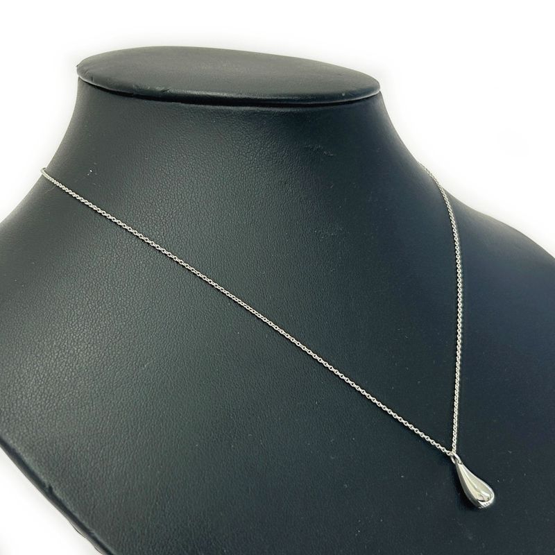 Tiffany & Co Silver Elsa Peretti Tia Dos Rop Necklace 3.1g 925 Engraved 404305