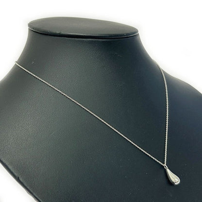 Tiffany & Co Silver Elsa Peretti Tia Dos Rop Necklace 3.1g 925 Engraved 404305