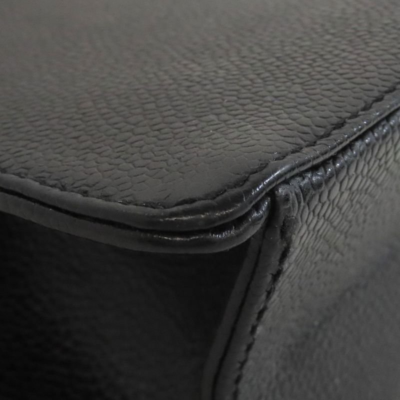 Chanel Coco Mark Gold Hardware Tote Bag Grained Calfskin Women