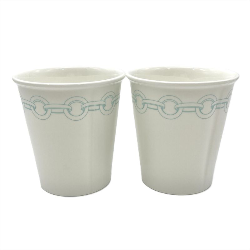 Tiffany & Co Tiffany & Co Return To Etched Coffee Cup Glasses Bone China White