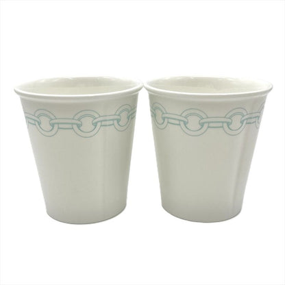 Tiffany & Co Tiffany & Co Return To Etched Coffee Cup Glasses Bone China White