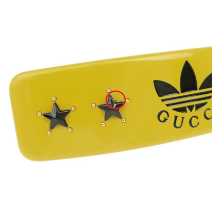 Gucci Adidas Collaboration Hair Clip Yellow - Gold Color - Star