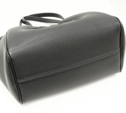 Celine Hand Tote Shoulder Bag Triomphe Cabas Small Drawstring Ring Grained