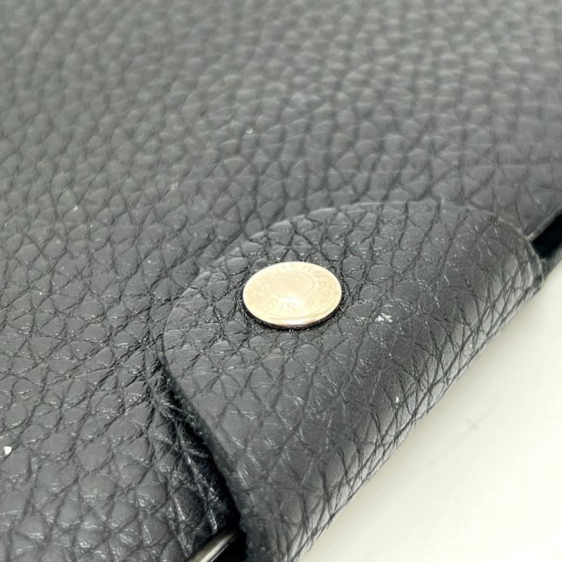 Hermes Notebook Cover Ulysse Nardin GM Taurillon Clemence Black