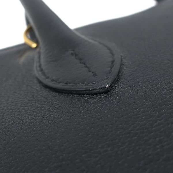 Hermes 2-Way Bag Bolide 1923 30 Taurillon Nobillo Black Gold Hardware Black a
