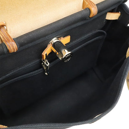 Hermes Herbag PM Handbag 2WAY Shoulder Bag Toile Officier Toile GM Leather